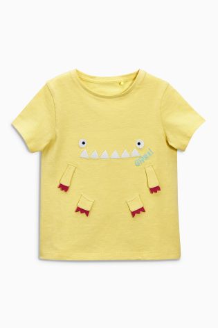 Yellow Monster T-Shirt (3mths-6yrs)
